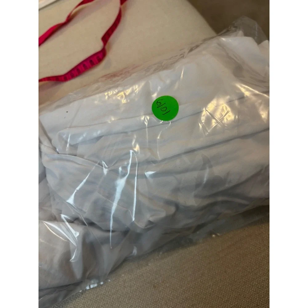 NWT Anthropologie Wrap Blouse XS White‎ Puff Sleeve Cotton Romantic Cottagecore
